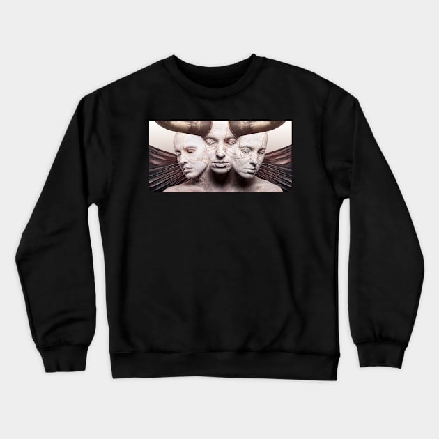 Lucifer Crewneck Sweatshirt by Masaki Hirokawa